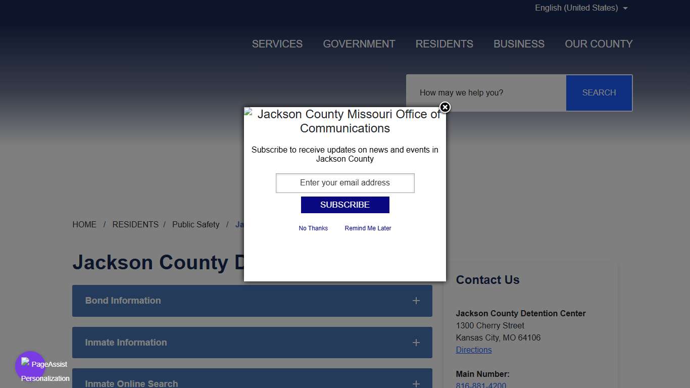 Jackson County Detention Center - Jackson County MO